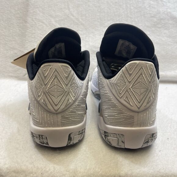 Nike Basketball Sneakers Men 11 White Black Gold Air Jordan XXXVIII 38 Low Shoes - Picture 6 of 12